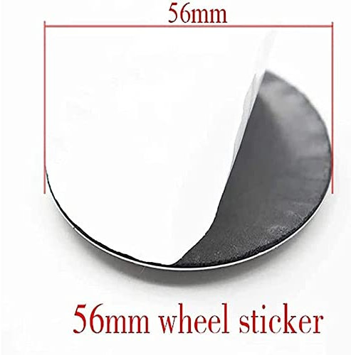 ZYHHDP 4 X Reifen & Felgen Radnabenkappen Emblem-Aufkleber Aufkleber, füR Alfa Romeo Giulietta GT Giulia Mito 147 156 159 Staubdichtes Styling-ZubehöR