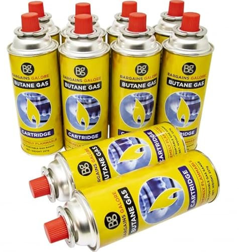 28 x Butane Gas Canisters - Suitable for Catering, Camping, Cooking & Heating | Outdoor Gas Canister for Portable Cooker Stove, Blowtorch, Bbq Grill, Weed Burner & Heater | EN417 Bottle Cartridges