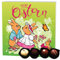 Hallingers Hasenfamilie - Ostergeschenke für Osterkörbchen zu Ostern, Pralinen handmade ohne Alkohol (Box) - Geschenk im Sommer & als perfektes Grillgeschenk | Glückwunsch Glückwünsche Freundschaft Ge
