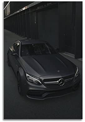 Luxus-Sportwagen-Poster Amg C63 Coupe C205 Poster, dekoratives Gemälde, Leinwand, Wandposter und Kunstbild, modernes Familien-Schlafzimmer, 30 x 45 cm