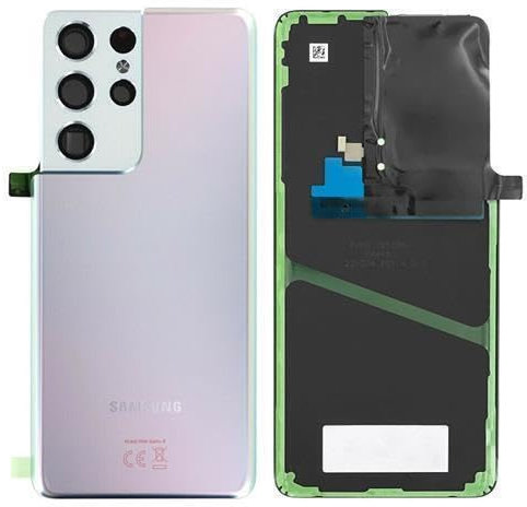 Original Samsung Battery Cover Back Cover for Samsung Galaxy S21 Ultra SM-G998B Phantom Silver