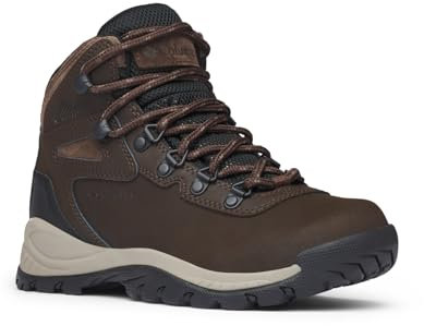 Columbia Newton Ridge Plus, Scarponi da trekking ed escursionismo di media altezza Donna, Cordovan/Crown Jewel, 42 EU