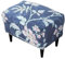 TRgqify-KM Blumendruck Ohrensessel Schonbezug Stretch Ohrensesselbezug Spandex Ohrensesselbezug Sitzkissenbezug for Wohnzimmer (Color : B11 Footstool Cover)