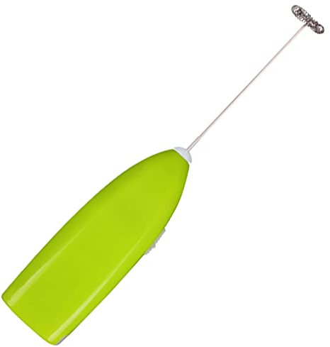 Batidor eléctrico de café, mini batidor ajustable, mezclador de café de mano con mango ergonómico, batidor de leche de rotor de acero inoxidable, herramienta de agitación manual de salsa, herramienta