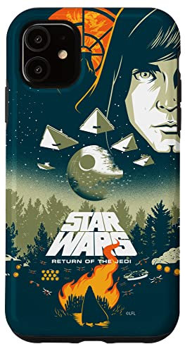 Star Wars Return of the Jedi Illustrated Retro Movie Poster Case for iPhone 11