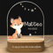 YiLingYiJiu Personalisiertes Baby Nachtlicht Geschenk,individuelle Led Nachttischlampe Kinder,Taufgeschenke für Neugeborene/Jungen/Mädchen,Zur Geburt Geschenk,Originelles Geschenk (renard_26)