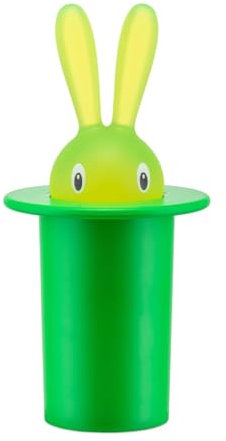 NUZAMAS Porta Stuzzicadenti Autosollevante in PVC - Dispenser e Contenitore per Cucina e Soggiorno, Verde