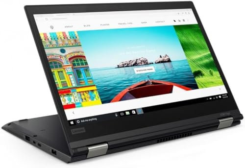 Lenovo ThinkPad X380 Yoga 2-in-1 Laptop, 13.3-Inch FHD Touchscreen, Intel Core i5-8350U, 16GB RAM, 256 GB SSD, US Keyboard, Windows 10 Pro (Renewed)