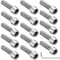 15 Pz Viti per Attacco Manubrio della Bicicletta, M5x20mm Viti Bici Stelo Bulloni, Viti Fisse Attacco Manubrio Bicicletta, Bulloni Stelo per MTB Bici da Strada, Viti per Biciclette - Argento