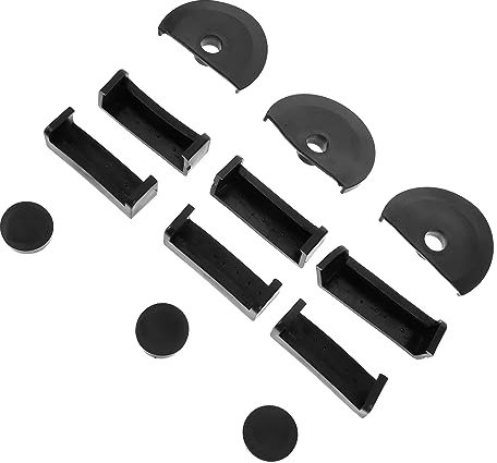 Hoement 12stücke Tischschraubstock-auflage Rutschfeste Schraubstock-auflage Anti-quetsch-schraubstock-auflage Schraubstock-zubehör Gummi-auflage-zubehör Für Einfache Installation Und Entfe