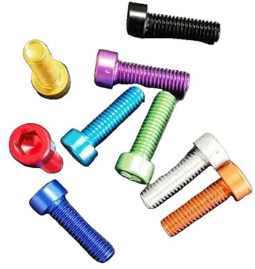 10 Stück M3 M4 M5 M6 Aluminium-Sechskant-Innensechskant-Maschinenschrauben,tiefes Blau,m6x30