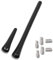 2pcs Antenna Auto, Autoantenne Kurzstabantenne Universell von 6,5cm und 18cm mit 6 Verbindungsschrauben von M4 M5 M6, FM/AM/DAB Mini Autoradio Antenne mit Verstärktem Empfang für alle Autos