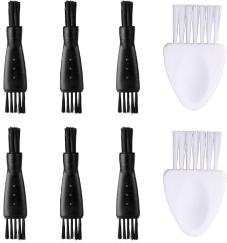 JEYORZY 8 Stück Rasierpinsel Elektrorasierer Reinigungsbürste, Rasierpinsel, Elektrorasierer Reinigungsbürste, für Entfernen Bartreste und Staub