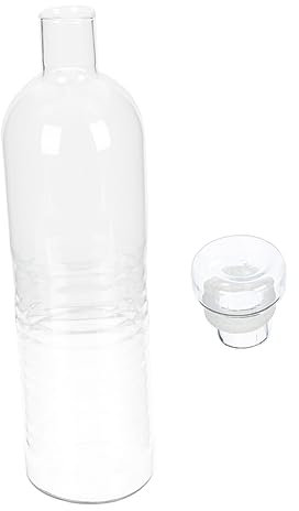 Cabilock Portable Glas Trinkflasche Aus Borosilikatglas Auslaufsicher Für Zuhause Büro Und Unterwegs - Stylisches Design Leicht Zu Reinigen