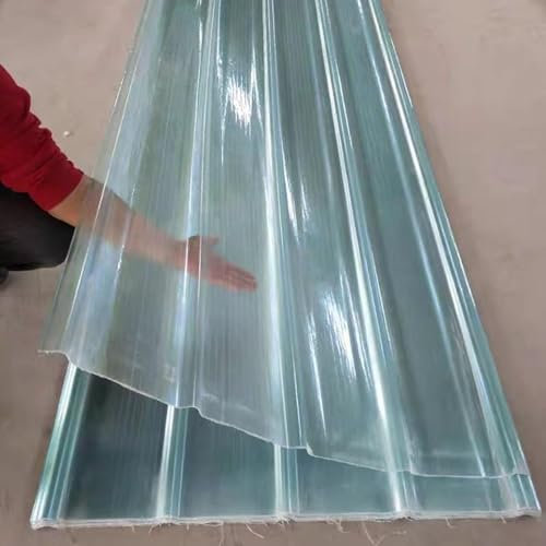 Transparente Tageslichtplatten for den Außenbereich,1.2mm Lichtwellplatte,Gerätehaus Carport Wellbahn,Wandblech Dachblech,Ersatzplatten,Schuppenplatte,Isolierend/Wetterfest,3/5/8/10 Stück(3 Pcs,0.9x0.