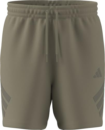 adidas Men's Future Icons Three Stripes Short, Wonder Cargo, M