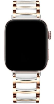 Bracelets de montre en céramique Pour Huawei Watch Fit3 Fit4, bracelet à boucle en acier inoxydable Pour HUAWEI FIT 4Pro, bracelet de remplacement Accessoires(Rose Gold white,For FIT3)