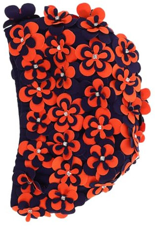 Cuffia Da Nuoto A Forma Di Fiore Per Donna, Con Petali Floreali, Stile Retrò, Per Lunghi E Corti, Per Feste in Piscina