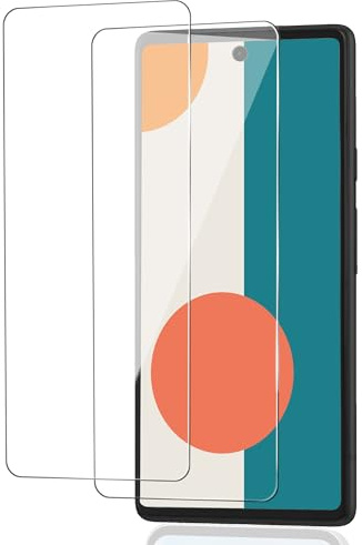 ICESPRING für Panzerglas für Google Pixel 6a Schutzfolie, 2 Stück Fingerabdruck-ID Panzerfolie für Google 6a Folie, 9H Härte Schutzglas für Pixel 6a Panzer Schutz Glas