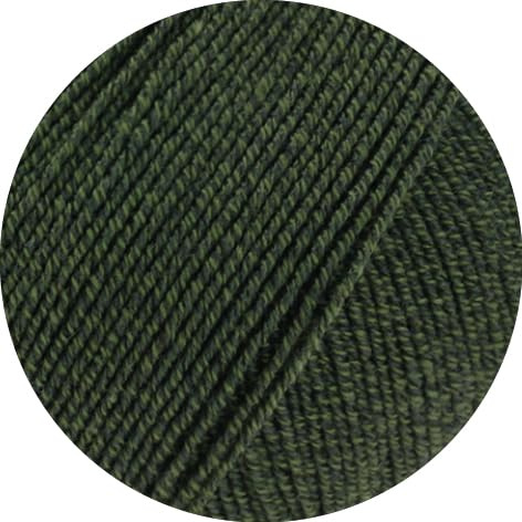 LANA GROSSA Meilenweit Cotton Bamboo | 4-fädiger Bambus Klassiker, waschmaschinenfest | Handstrickgarn aus 40% Baumwolle, 25% Schurwolle, Viskose | 100g Wolle zum Stricken & Häkeln | 420m Garn FB 43