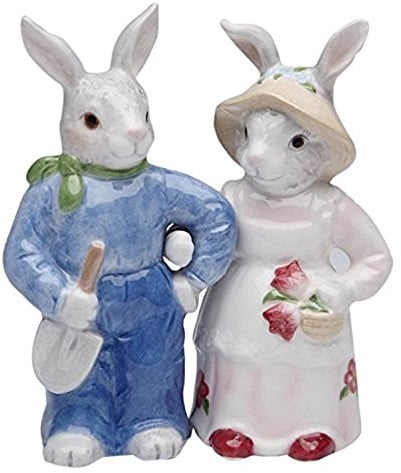 StealStreet SS-CG-30205, 4.5 Inch Rosy Rabbits-Bunnies Salt and Pepper Shaker, Set of 2