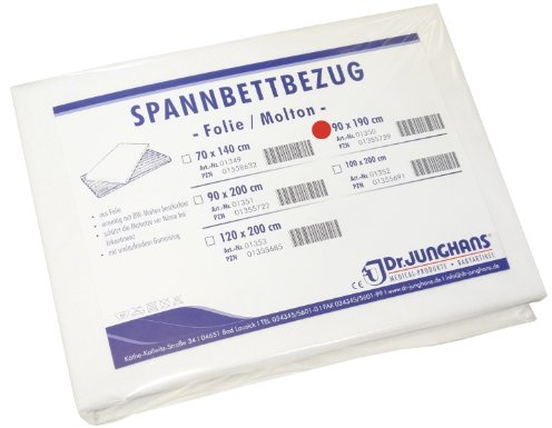 Dr. Junghans Medical 01350 Matratzenschutz Spannbettbezug Folie/Molton - Nässeschutz