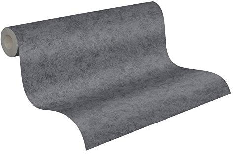 A.S. Création Vliestapete Memory 3 Tapete Uni 10,05 m x 0,53 m grau Made in Germany 116093 1160-93