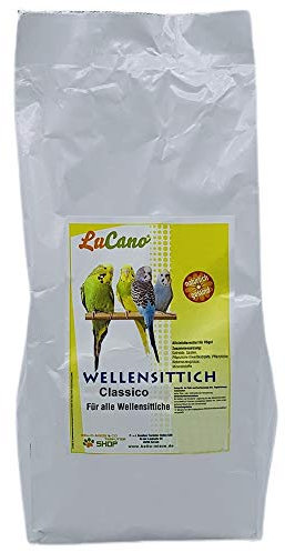 LuCano Wellensittich Futter | Vogelfutter | Wellensittichfutter (Classico, 25 kg)