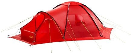 Jack Wolfskin Unisex – Erwachsene Antarctica Dome Kuppelzelt für Camping, Peak red, Standard