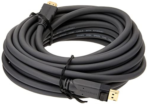 VivoLink - Pro displayport - hdmi 10m - câbles displayport (displayport, hdmi, mâle, mâle, or, noir)