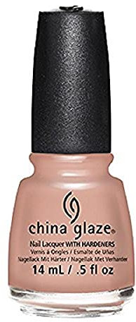 China Glaze Nail Lacquer with Hardeners, 14 ml, Sorry I'm Latte