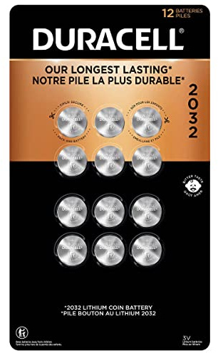 12 Duracell DL2032 Duralock Lithium Batteries Cell Button Electronics (2x6)