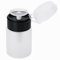 Gemini_mall® 1 x Black Pump Dispensers for Acetone and Nail Polish Remover, 210ML (1pc, Black)