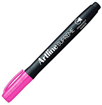 artline Supreme 107109 Lot de 12 marqueurs permanents Rose