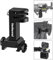 fantaseal Hochpräzise Alulegierung Universal 2in1 Action Cam Pistole Gewehr Armbrust Seitenmontage Picatinny Schiene Halterung Klemme Adapter für Airsoft Jagd Paintball Vlogging GoPro Akaso DJI Sony