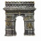 3D-Kühlschrankmagnet, Triumphbogen, Paris, Frankreich, Heim- und Küchendekoration, magnetischer Aufkleber, Triumphbogen, Paris, Frankreich, Kühlschrank-Magnet, Reise-Souvenir-Geschenk