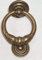 Battente ad Anello in Ottone Brunito con Perno per Porta Portone