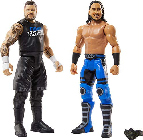 WWE Mattel – GLB31 Battle Pack – Ali & Kevin Owens – Set enthält Zwei ca. 15cm Figuren