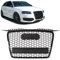 Calandra griglia mascherina per Audi A3 8P 05-08 nido d'ape nera lucida RS3 look