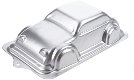 ZDYWY 9.5 Inch Car Shaped Aluminum 3D Baking Mould Cake Mold Tin Birthday Cake Pan - Car