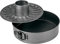 Tradineur - Set molde desmontable 26 cm + molde fondo savarin 26 cm. Recipiente para horno, repostería, bizcochos, tartas, pasteles