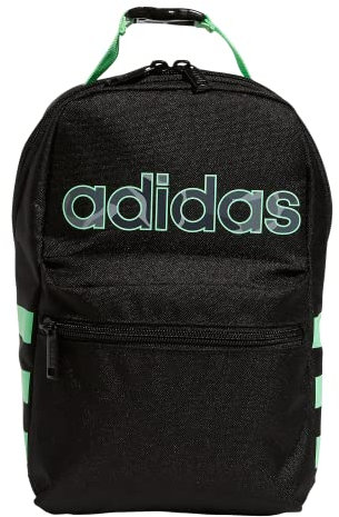 adidas Santiago 2 Isolierte Lunchtasche, Schwarz/Beam Green Nomad Camouflage-Druck, Einheitsgröße