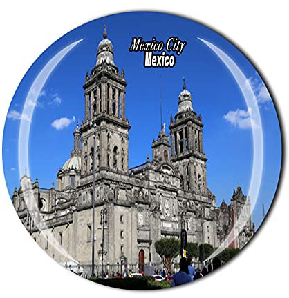 Mexico City Fridge Magnet Crystal Tourist Souvenir Gift Collection Refrigerator Magnetic Sticker