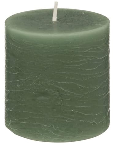 Atmosphera - Rustikale Kerze - Eukalyptusgrün - 220 g - Eukalyptusgrün