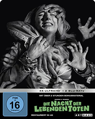 Die Nacht der lebenden Toten - Limited Steelbook Edition (4K Ultra HD + 2 Blu-rays) [Region B] [1968]