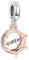 Amuefer Queen Crown Charms 925 Sterling Silber Rose Gold Dangle für Frauen-Armband Halskette Anhänger