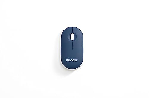 Pantone Celly, Mouse Con Dongle Linea, Mouse Wireless con Silent Click, Leggero e Sottile, DPI Regolabile, con Dongle Integrato, Compatibilità Universale, Deep Ocean