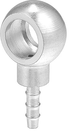 X AUTOHAUX 14mm ID 6mm OD Banjo Fitting Fuel Line Adapter Connector - 1 Pcs