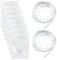 Tubo De Oxígeno,10 Piezas Cánula Nasal,Cánula de Oxígeno,Cánulas Nasales Transparentes,Tubos de Oxígeno de Plástico Para Hospital,El Hogar,Generadores De Oxígeno(2M)