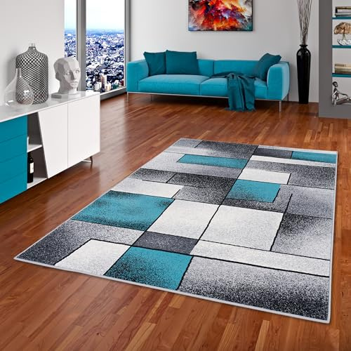 Pergamon Moderner Kurzflorteppich - Vielfältige Muster und Farben - Verschiedene Größen erhältlich - Stilvolles Wohnaccessoire für Ihr Zuhause
